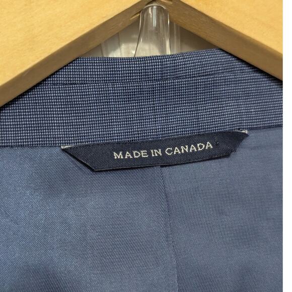 Ralph Ralph Lauren Blue Wool Suit Jacket Blazer Mens 54 Regular Workwear Corp - Picture 6 of 7